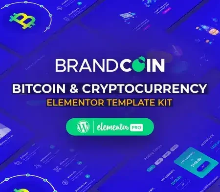 BrandCoin – Cryptocurrency Elementor Template Kit