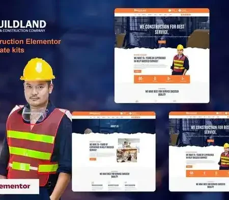 Buildland – Construction Business Elementor Template Kit