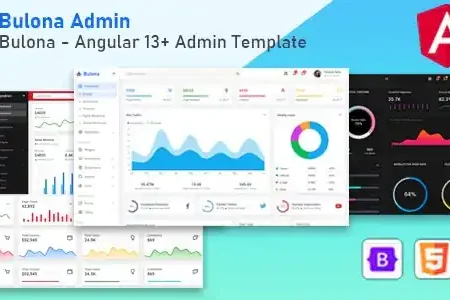 Bulona – Angular 13+ Admin Template
