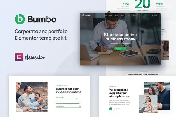 Bumbo – Business- & Startup- Portfolio -Elementor -Template- Kit-khoplugin.com Bumbo – Business Startup Portfolio Elementor Template Kit khoplugin.com