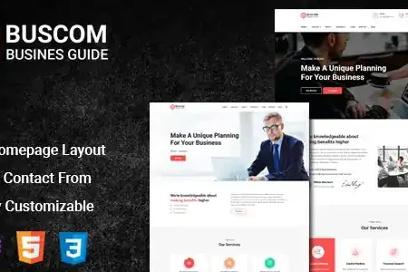 Buscom – Corporate Business HTML Template
