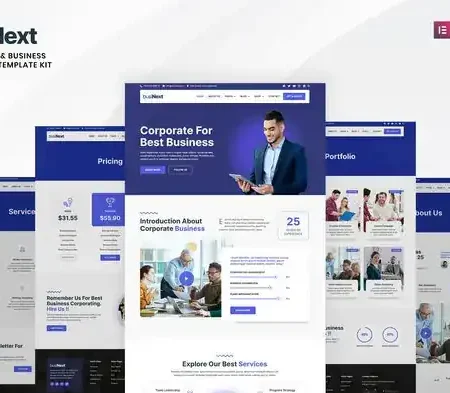 Businext – Corporate Business Elementor Template Kit