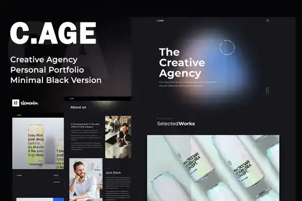 C.AGE – Creative-Agency -Personal -Portfolio -Elementor -Template- Kit-khoplugin.com C.AGE – Creative Agency Personal Portfolio Elementor Template Kit khoplugin.com
