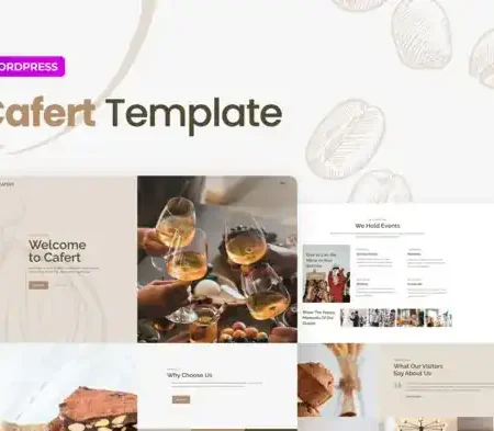 Cafert – Cafe and Restaurant Elementor Template Kit