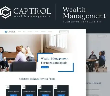 Captrol – Wealth Management Elementor Template Kit