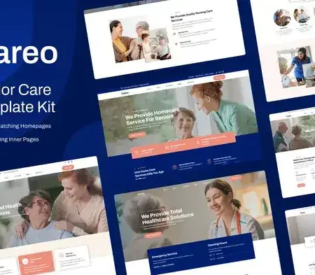 Careo – Elderly & Senior Care Elementor Template Kit