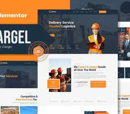 Cargel – Logistic Cargo Elementor Template Kit