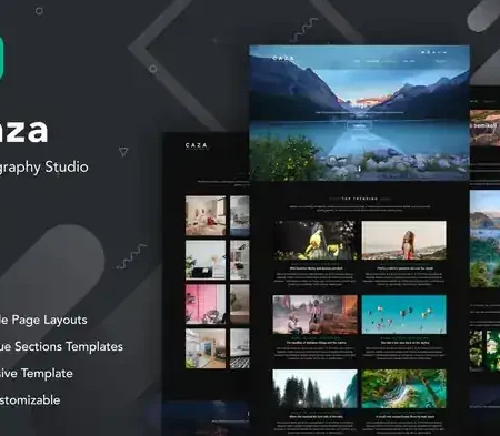 Caza – Photography Studio Elementor Template Kit