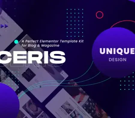 Ceris – Blog & Magazine Elementor Template Kit