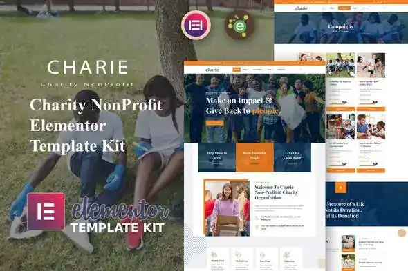 Charie – Charity -NonProfit- Elementor -Template -Kit-khoplugin.com Charie – Charity NonProfit Elementor Template Kit khoplugin.com