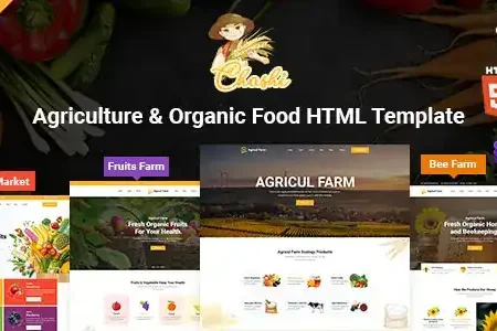 Chashi – Agriculture & Organic Food HTML Template