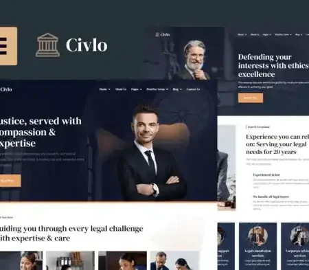 Civlo – Lawyer & Law Office Elementor Template Kit