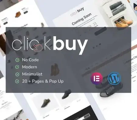 Clickbuy – Shoe Store Elementor Pro Template Kit