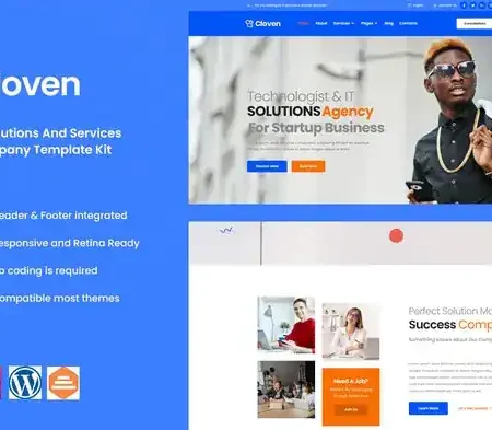 Cloven – IT Solutions & Services Company Elementor Template Kit