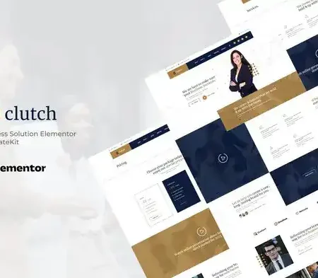 Clutch – Business Solution Elementor Template Kit
