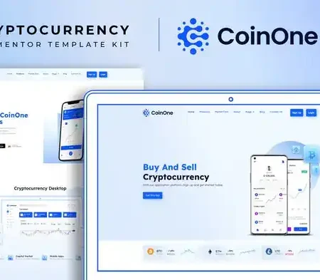 CoinOne – Cryptocurrency Elementor Template Kit