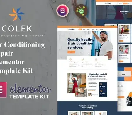 Colek – AC Repair Services Elementor Template Kit