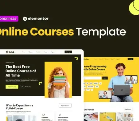 Collab – Online Courses Elementor Template Kit