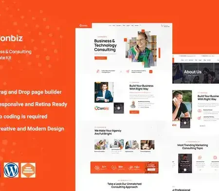 Conbiz – Consultancy & Business Elementor Template Kit