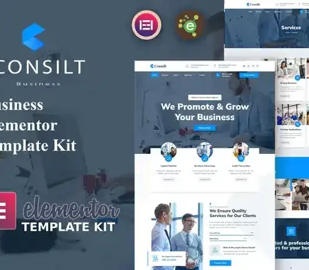Consilt – Business & Consulting Elementor Template Kit