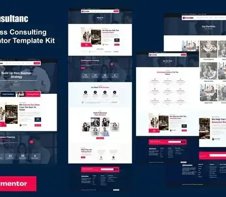 Consultanc – Business Consulting Elementor Template Kit