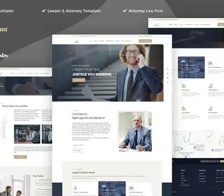 Consultants – Lawyer & Attorney Elementor Template Kits