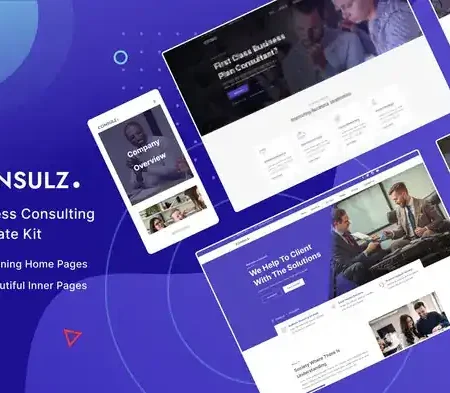 Consulz – Consulting Company Elementor Template Kit