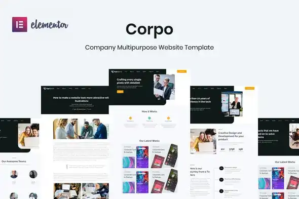 Corpo – Corporate- Business -Elementor -Template- Kit-khoplugin.com Corpo – Corporate Business Elementor Template Kit khoplugin.com