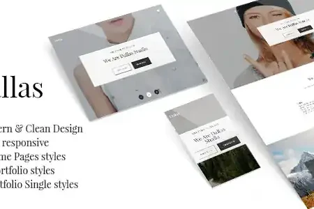 Dallas – Minimal Portfolio Template