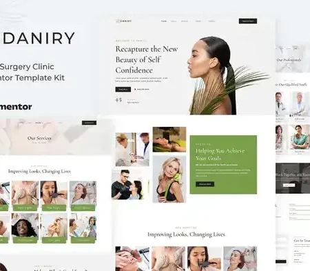 Daniry – Plastic Surgery Clinic Elementor Template Kit