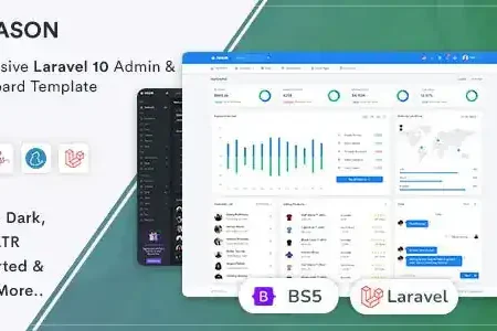 Dason – Laravel Admin & Dashboard Template