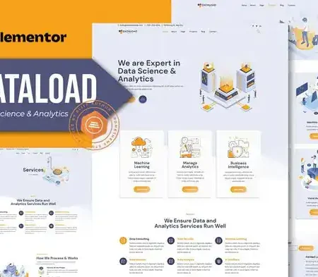 Dataload – Data Science & Analytics Elementor Template Kit
