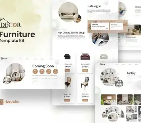 Decor – Furniture & Interior Design Elementor Template Kit