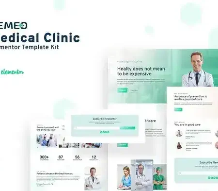 Demed – Medical Clinic Elementor Template Kit