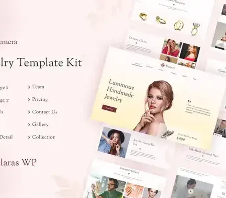 Demera – Jewelry Manufacturer & Store Elementor Template Kit
