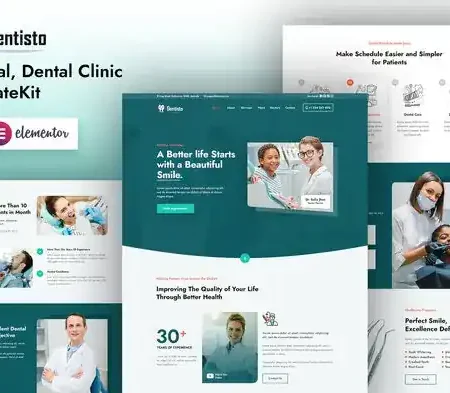 Dentisto | Dentist & Medical Elementor Template Kit