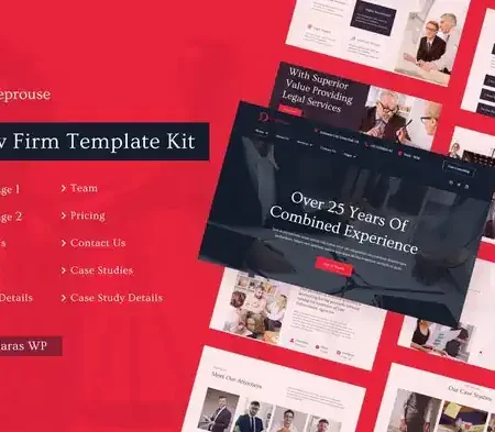 Deprouse – Law Firm & Lawyer Elementor Template Kit