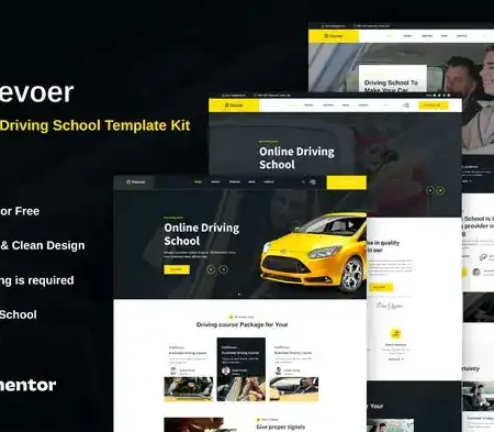 Devore – Driving School Elementor Template Kit