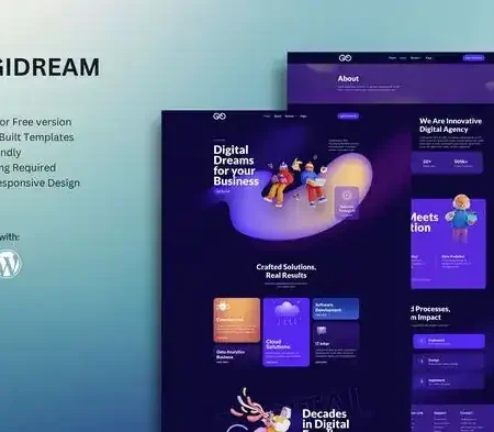Digidream – IT Solutions Company Elementor Template Kit
