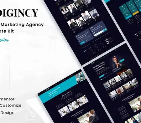 Digincy – Digital Marketing Agency Elementor Template Kit