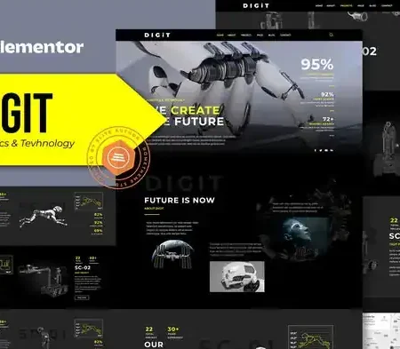 Digit – Robotics & Technology Elementor Template Kit
