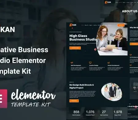 Dikan – Creative Business Studio Elementor Template Kit