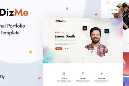 Dizme – Personal Portfolio React Nextjs Template