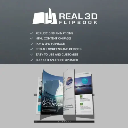 Real3D FlipBook WordPress Plugin