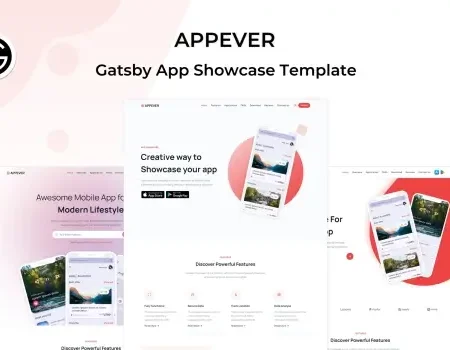 Appever – Gatsby App Landing Template