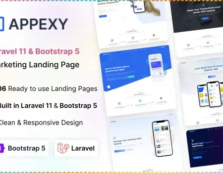 Appexy – Laravel 11 Landing Page Template