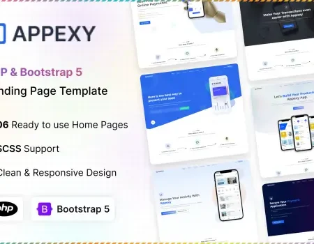 Appexy – PHP Landing Page Template