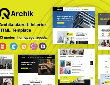 Archik – Architecture & Interior HTML Template