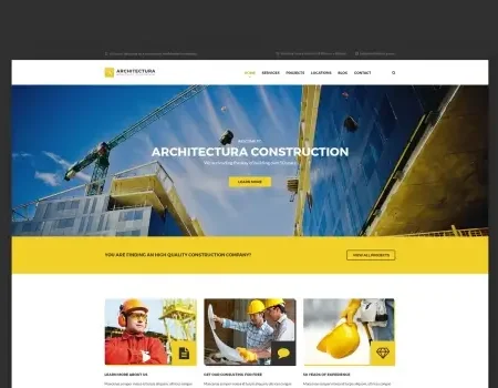 Architectura – Construction HTML Template
