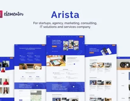 Arista – Multipurpose Business Elementor Template Kit